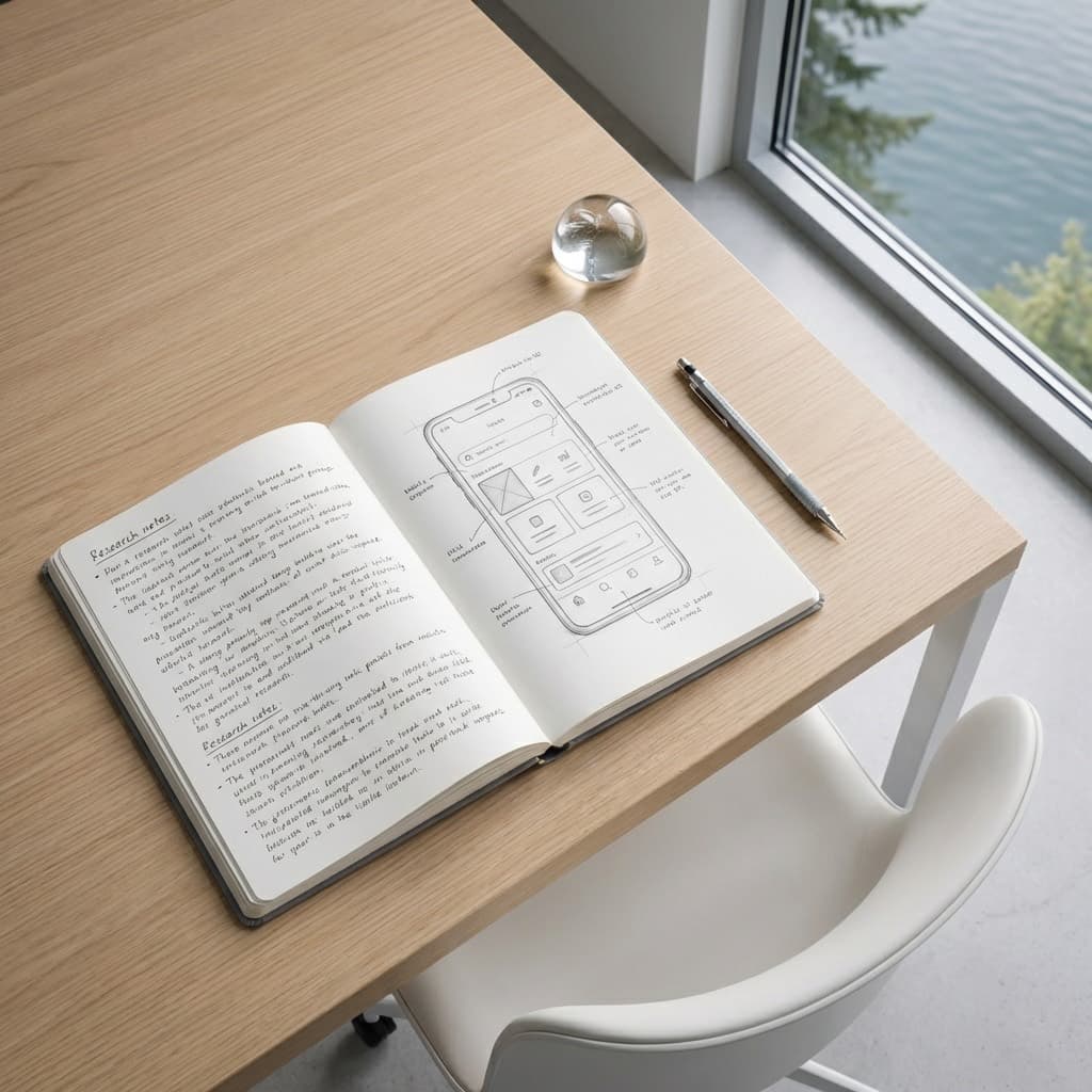 Research notebook and patient journey study